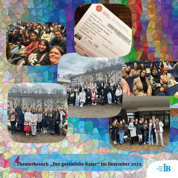 Eine Gruppe von Theaterbesuchern genießt die Vorstellung von "Der gestiefelte Kater" im Dezember 2025.